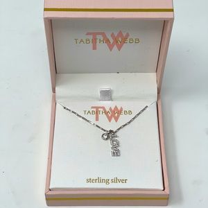 Sterling silver LOVE necklace
